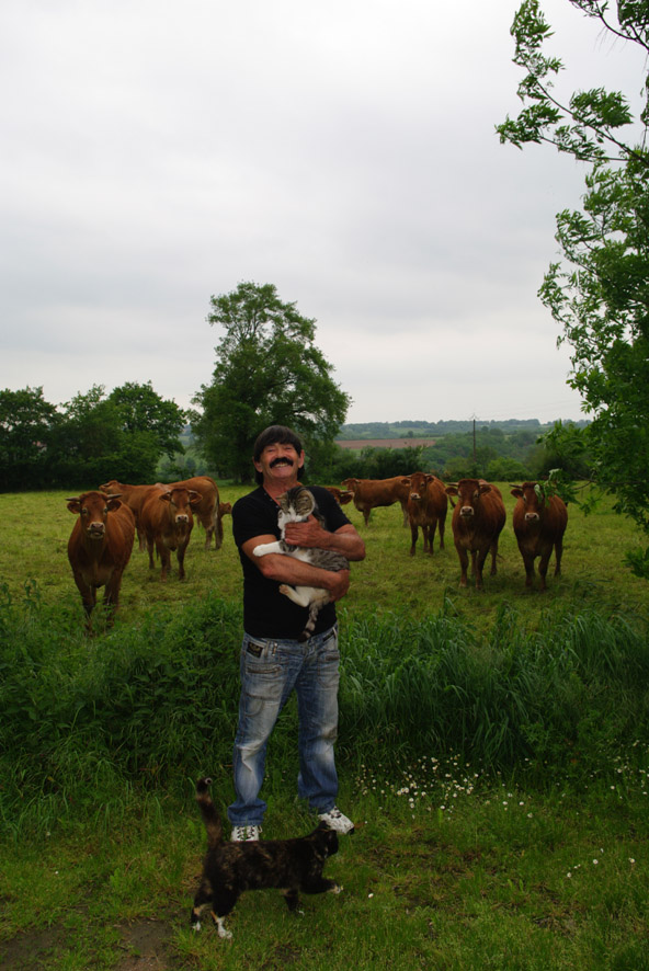 Guy BAUDAT au milieu des siens